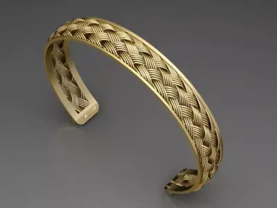 Fiber Bracelet 3D print model