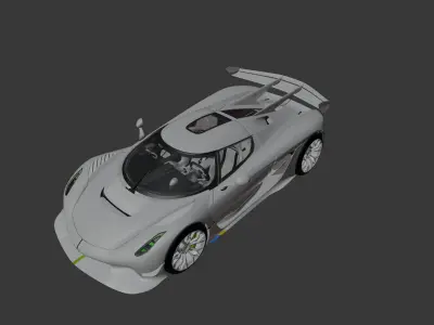 Ultra Realistic Koenigsegg Jesko 3D model 3D model