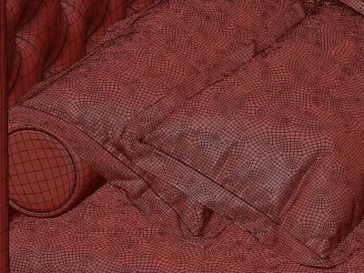 Vancouver Bed  3D model