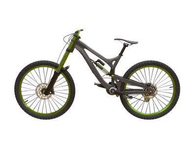 DH MTB Bicycle PBR 3D model