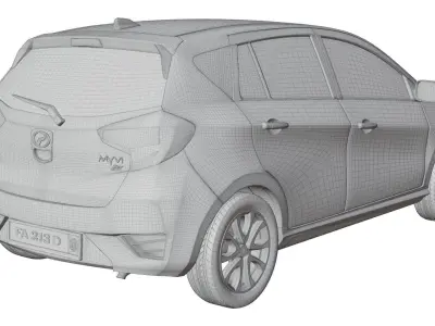 Perodua Myvi G3 3D model