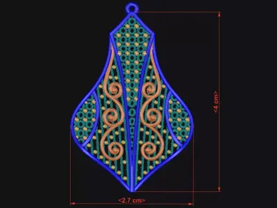 Luxury Statement Necklace for Timeless Style 3D print model