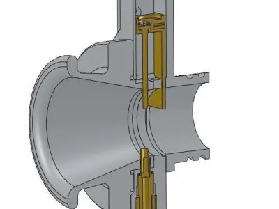 Carburator  Slide b-tuning 3D model