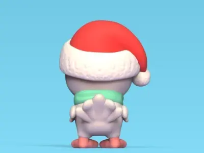Xmas Dove 3D print model