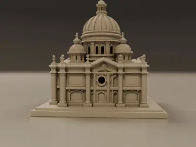 baroque architecture 3D print model