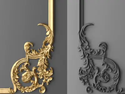 Frame molding 1 3D model