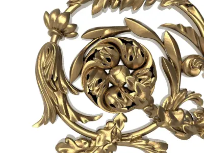  decorative pattern ready for 3D printing 3D model