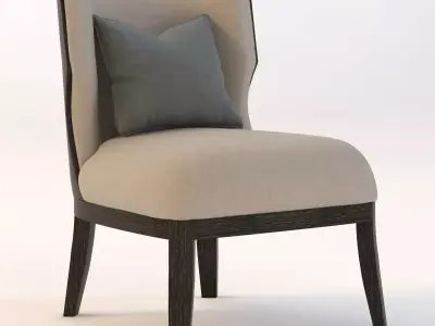 Grace Wood Armchair 3D model