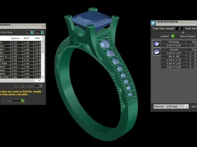 ring code 122 3D print model