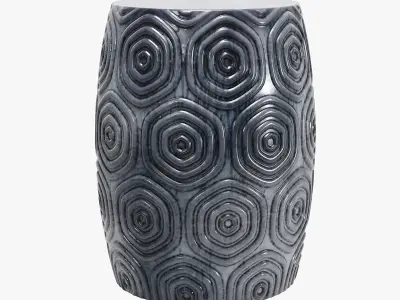 World menagerie dora ceramic garden stool 3D model