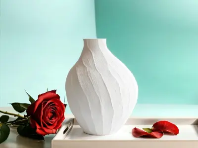 Petal Vase for Elegant Home Decor 3D print model