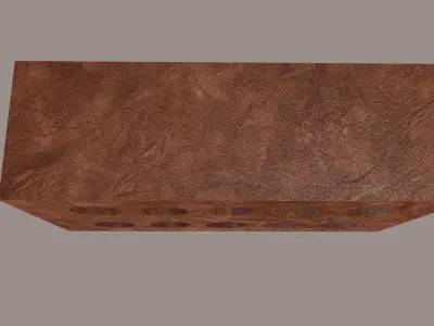 Brick Low-poly 3D model