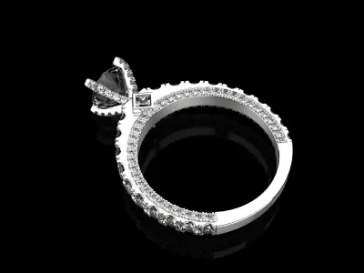 Wedding ring  3D print model