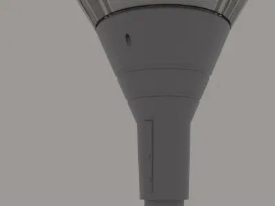 Modern Street LED Lamp Free 3D model