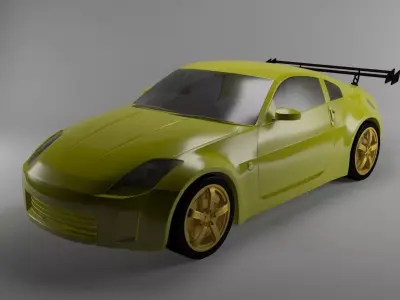 Nissan Sport Low-poly 3D model