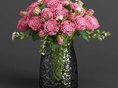 bouquet set03 3D model