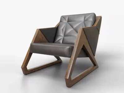 Armchair Country 3D model