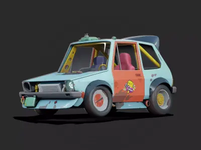 Super Golf Low-poly 3D model