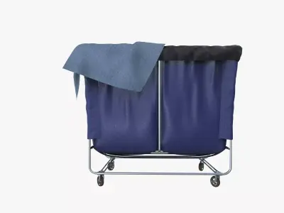 Laundry Cart 3D model