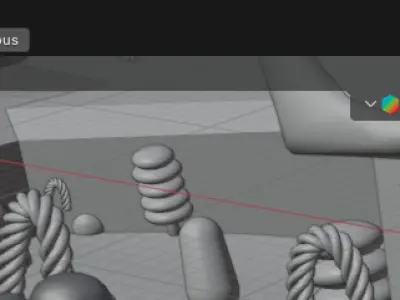 candy land liquid lipstick animation Low-poly 3D model