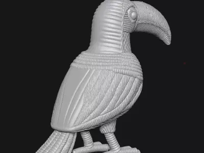 Toucan 3D print model