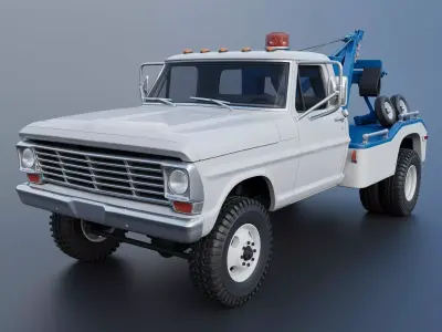 F-350 Wrecker 1969 3D print model