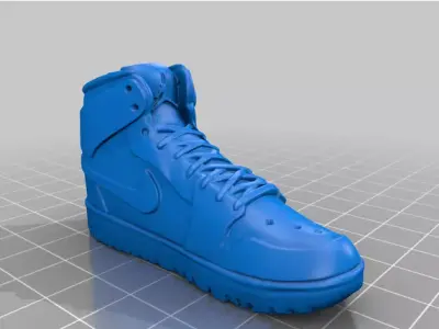 Air Jordan Retro 1 key chain 3D print model