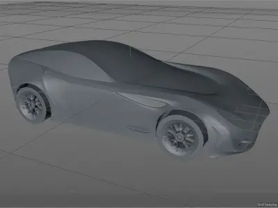 Zagato Perana Z One Car  3D model