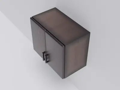 Kitchen cabinet Low-poly 3D model