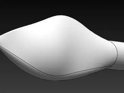 Horizontal axis wind turbine blade  3D print model