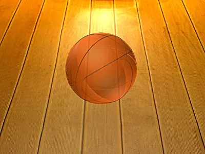 Basketball easter egg Free 3D model