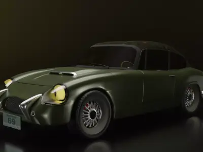 Sabra Sport Car 1964 3D model