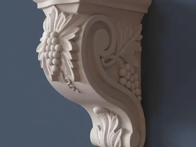 Decorative Corbel 3D model 22