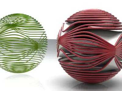 Pufferfish Parametric Facade Design Grasshopper Rhino Files 3D model