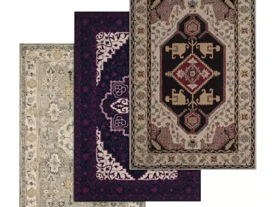 Rug Set 224 3D model