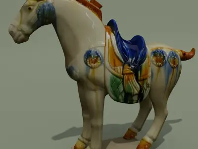 Horse Statuettes Collection volume 6 3D model