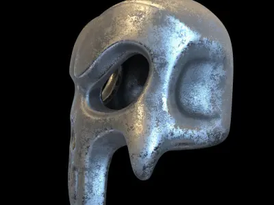 skull pendant jewelry The punisher  vol1  3D print model