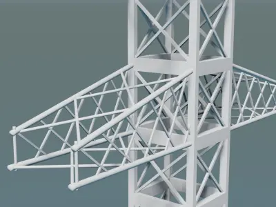 Electrical Tower 3D model