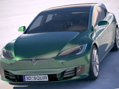 Tesla Model S Shooting Brake 2019 3D model