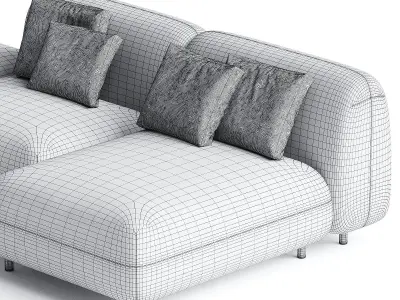 Tokio sofa 3d model 3D model