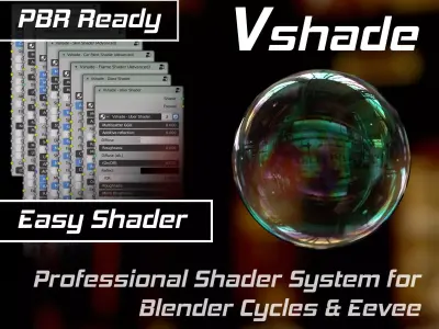 VSHADE Professional Shader System for Blender Cycles and Eevee 3D model
