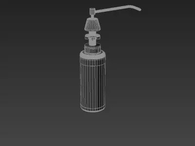 Liquid Soap Dispensers Built in 3D model