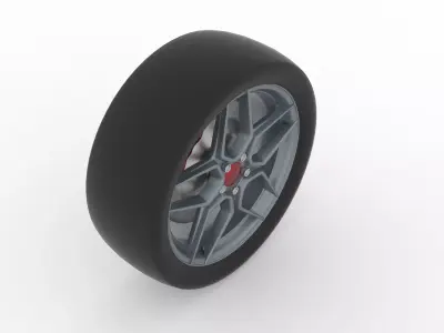 Alloy wheel 3D model