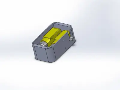 Tracked arduino tank robot printable and minimal for university  3D print model