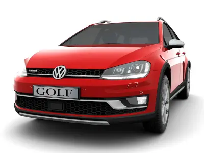 Volkswagen Golf Alltrack 2015 3D model