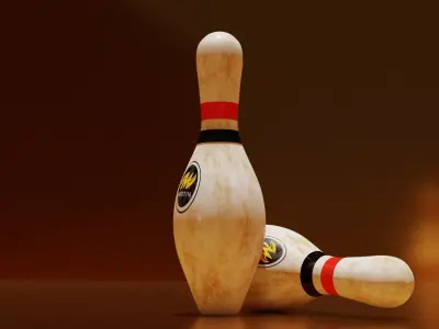 Bowling pin  3D model