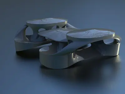 geometric modern art gm7 3D print model