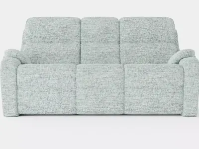 Teal Sofa Low-poly 3D model