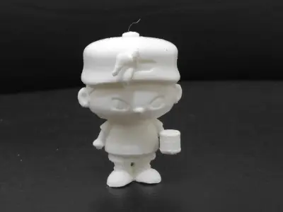 Boy Holding a Mug 3D print model