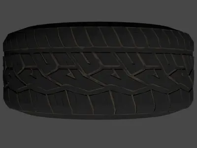 Nitto NT420V Tire Free low-poly 3D model